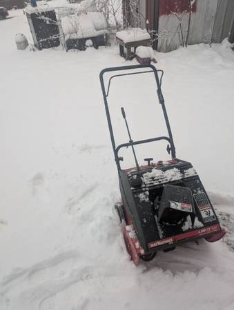 MTD yard machine snowblower 1