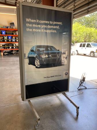 NEW Commercial Grade Advertising Sign, Billboard with Back Lights 1