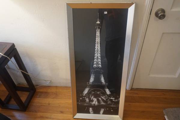 Eiffel Tower Photo Print Framed 1