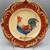 Colorful Rooster Saucer 1 thumbnail