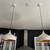 Modern Matte White Dome Pendant Teardrop Lights (two total) 1 thumbnail