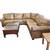 Bernhardt Saddle Walnut Top Grain Leather 2-Piece Sectional 4 thumbnail