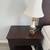 Vintage Dark Wood Four - Poster Bed with Matching Nightstands, Bench 8 thumbnail