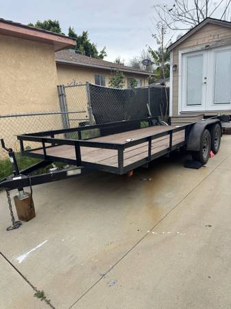 7x16 Utility Trailer 1