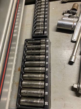 Snap on half inch drive sockets 1
