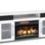 MODERN TV CONSOLE W/BLUETOOTH SPK'RS FIREPLACE - ALLNEW 1 thumbnail