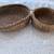 Hand woven baskets one oval 8Wx11Dx2H inches  and one  round 8Dx2H inches 1 thumbnail