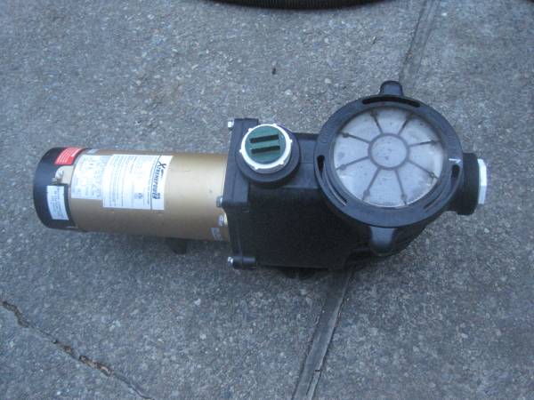 New Inground Pool Pump 2 hp 230 vac 2 Speed Low and High 1