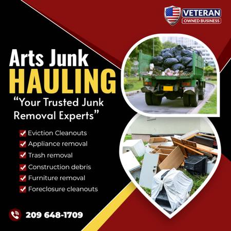 JUNK REMOVAL AND HAULING, DUMP RUNS, TRASH REMOVAL🚚🚚🚚🚚 1