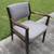 Mid Century Chairs, Solid Walnut Frames, Grey Tweed-15 available $65ea 6 thumbnail