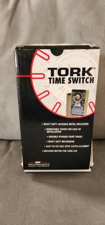 Tork model 1103 timer switch box 1