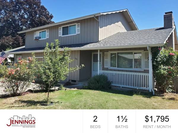 $1,795 / 2br - 1136ft2 - Awesome Two BR Duplex In Santa Clara Area (Eugene)63977278492803120