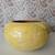 VINTAGE MID-CENTURY YELLOW GLAZE POTTERY PLANTER 1 thumbnail
