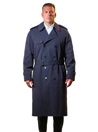 Newport Harbor Mens Double Breasted Dress Raincoat 761MT 1
