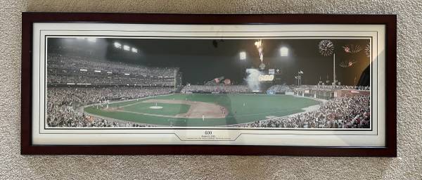 Barry Bonds' 600th Home Run Panorama - Make Offer! 1