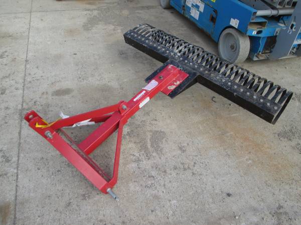 New 3pt Hitch 5' Wide Landscape Rake For Sale 1