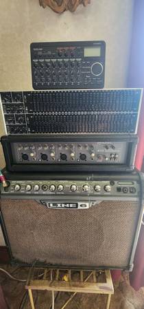 Line Six Spyder, PA amp, EQ 1