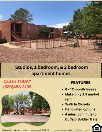$790 / 1br - 472ft2 - 🌟 Welcome to Garden Plaza Apartments! 🌟 NEW SPECIAL!! (Sierra Vista)63816350304257121