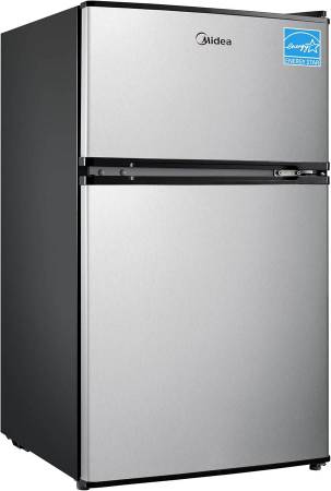 Midea Double Door Mini Fridge w/Freezer $239.99 for $59 1
