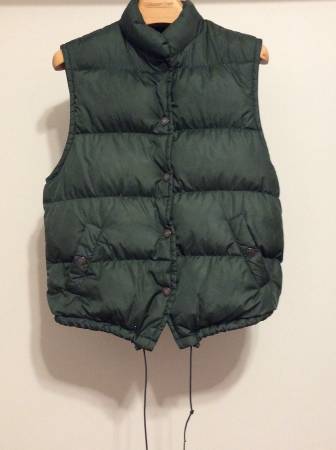 Abercrombie & Fitch Down Vest, Green, Small Excellent 1