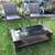 Outdoor Wicker Patio Set & Table W Glass Top 16" X 23" X 38.5" Tall 1 thumbnail