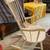 Vintage  Heirloom Wooden Rocking Chair in Cream White 7 thumbnail