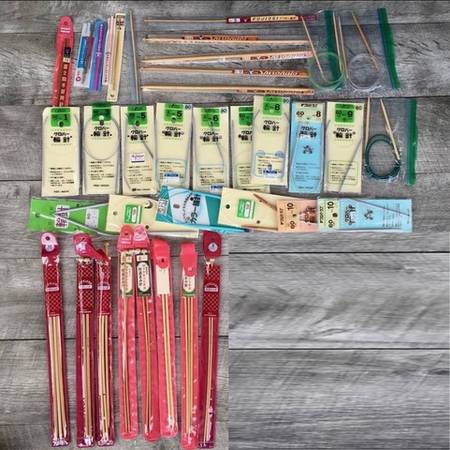Assorted Lots Japanese Knitting Needles, Circular, Crochet, Tunisian 1