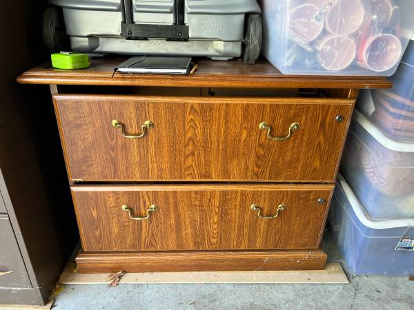 Wide 2 Drawer file cabinet 1