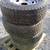 Stock Ford super duty steel 17" rims, set of 4 wheels f250 f350 2 thumbnail