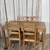 Compact Kitchen Dining Table & 4 Chairs With Seat Cushions PERFECT FOR 9 thumbnail