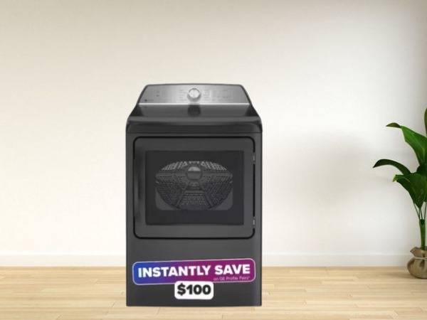GE Profile 7.4 cu ft Gas Dryer – Diamond Gray, Sensor Dry 1