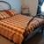 Black & Brass Metal Bed Frame (Full / Queen) 1 thumbnail