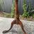 Antique Round Console Table w/ Elaborate Carvings Claw Feet legs 7 thumbnail