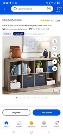 8 cube shelve unit - $75634706618688031227