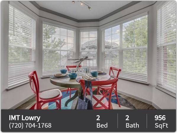 $2,070 / 2br - 956ft2 - Luxury living at IMT Lowry! 2 BD / 2 BA available! (Denver)63844741479169122
