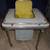 High Chair - Old Antique Adjustable Foldable Metal High Chair 1 thumbnail