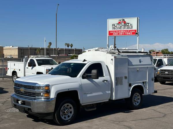 2015 CHEVY SILVERADO KUV WORK TRUCK w/ ONAN 7kW generator, air compres 1