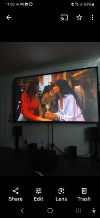 projector screen ARL ambient light - $45 (Snellville)63441269681665124