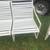 Vintage tubular aluminum vinyl strap patio chair w/ bench A50 12 thumbnail