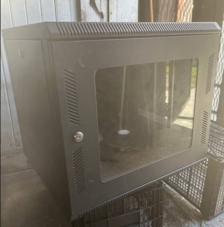 Free large metal DVR lockbox w/fan 1