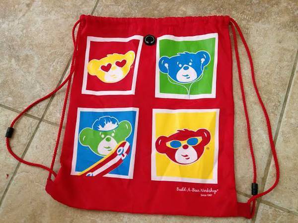BUILD A BEAR CINCH SACK BACKPACK 1