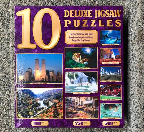 Set of 10 Deluxe Jigsaw Puzzles 1