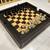 Handsome Wooden Chess Set/Checkers/Back Gammon And Dark Brown Casing 1 thumbnail
