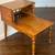 Beautiful Vintage MCM Solid Wood 2-Tier Oak End Table 2 thumbnail