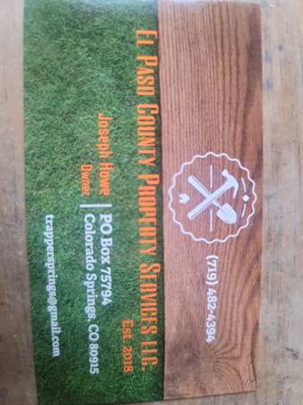 Junk removal/Hauling El Paso County 1