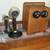 Telephone - Candlestick Telephone with Wooden Crank Box - Antique 1 thumbnail