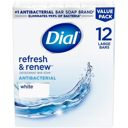 Dial Antibacterial Bar Soap 4 oz 12 Bars 1