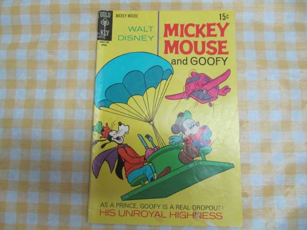 Walt Disney Mickey Mouse & Goofy His Unroyal Highness Comic 1971 1
