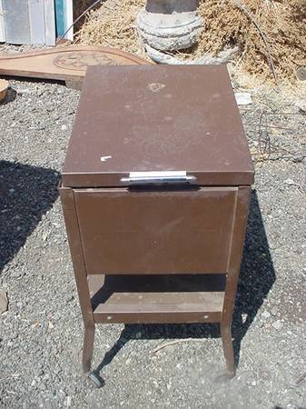 vintage rolling hanging file cabinet letter size 1