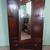 Antique Art Nouveau Edwardian Mahogany Double Wardrobe Armoire, 6 thumbnail